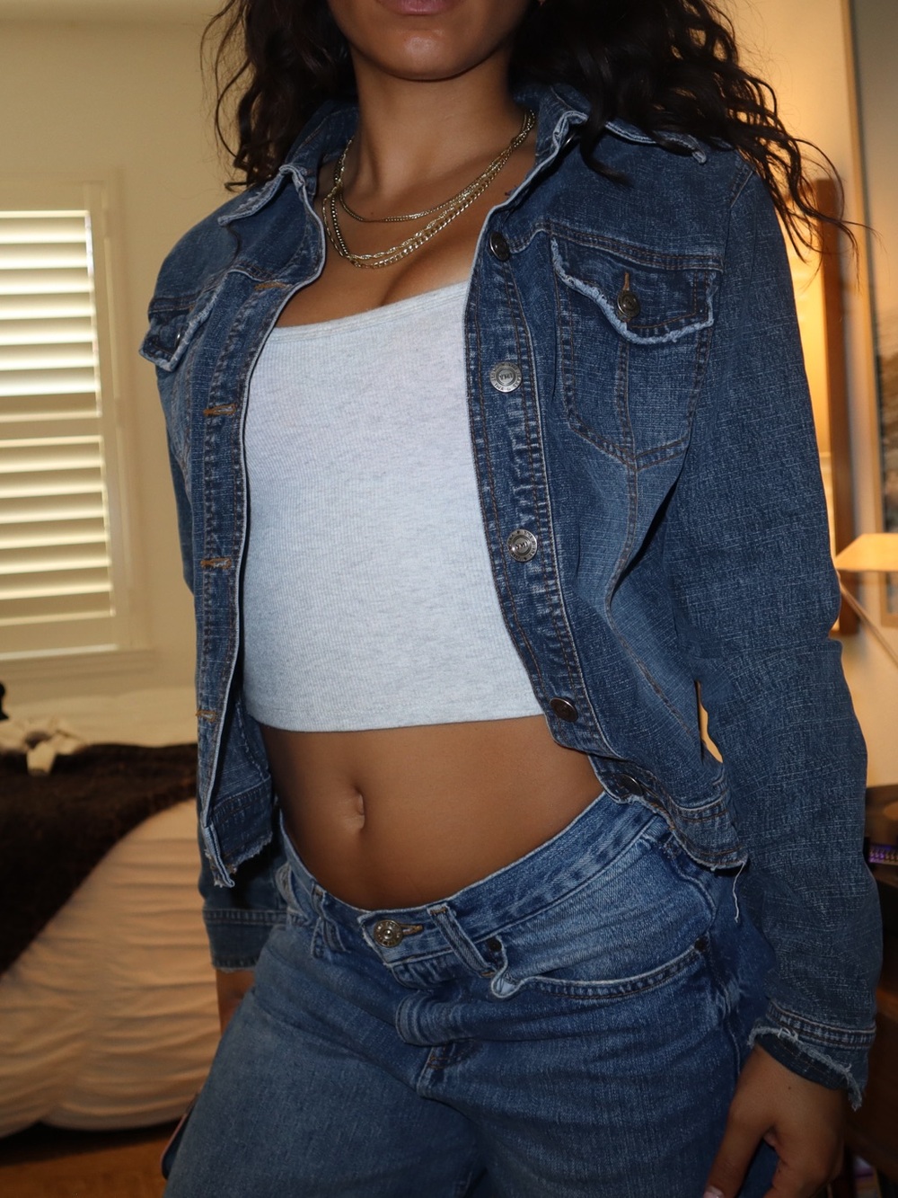 Vintage Blue Denim Jean Jacket